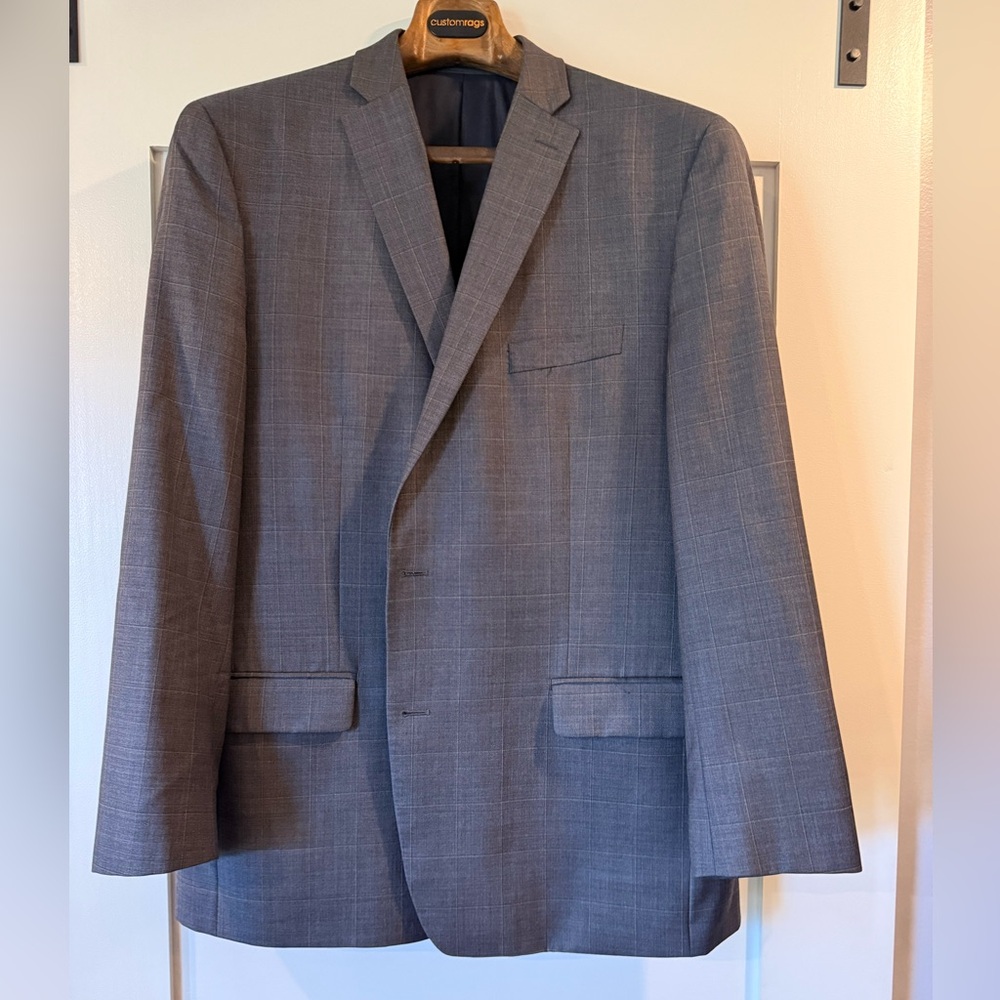 Michael Kors Gray Windowpane Men's Blazer